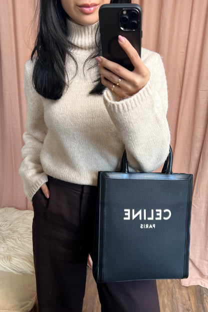 CELINE Logo Cabas Tote Bag