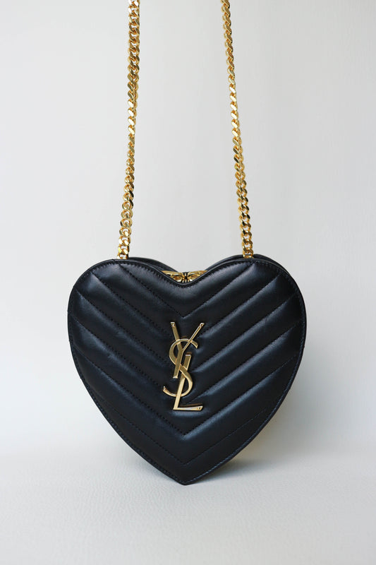 Saint Laurent Logo Heart Bag