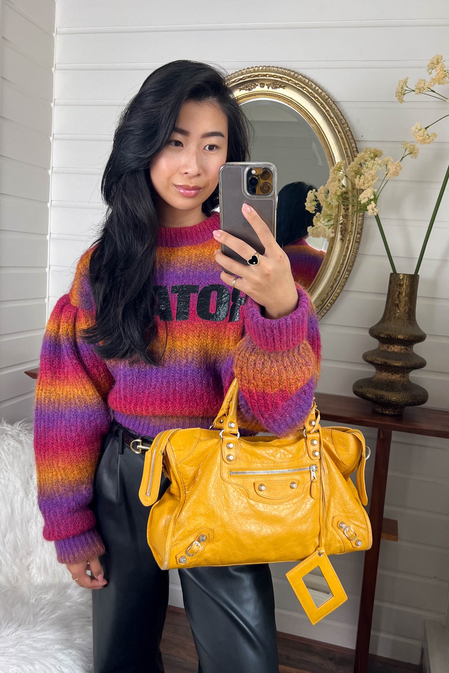 Balenciaga Vintage City Bag Yellow