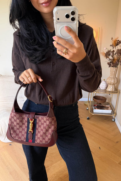 Gucci Jackie 1961 Shoulder Bag Medium Burgundy