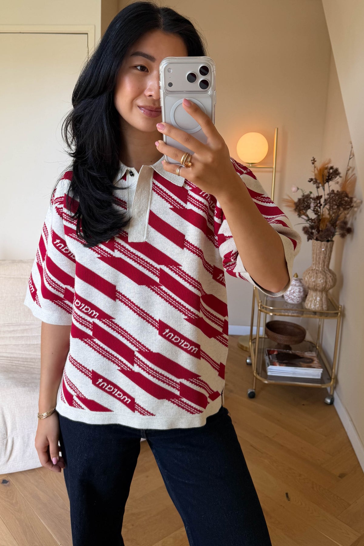 Isabel Marant Étoile Logo Knit Jumper Red