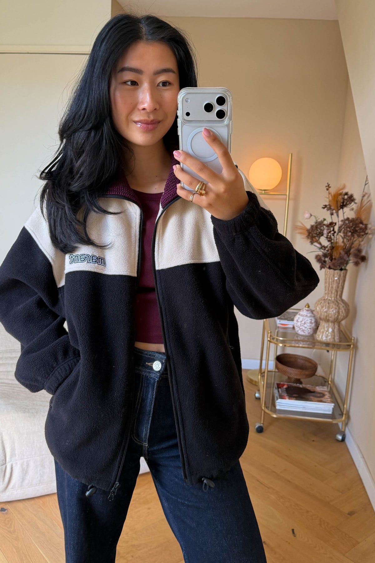 Isabel Marant Étoile Malti Logo Fleece Jacket