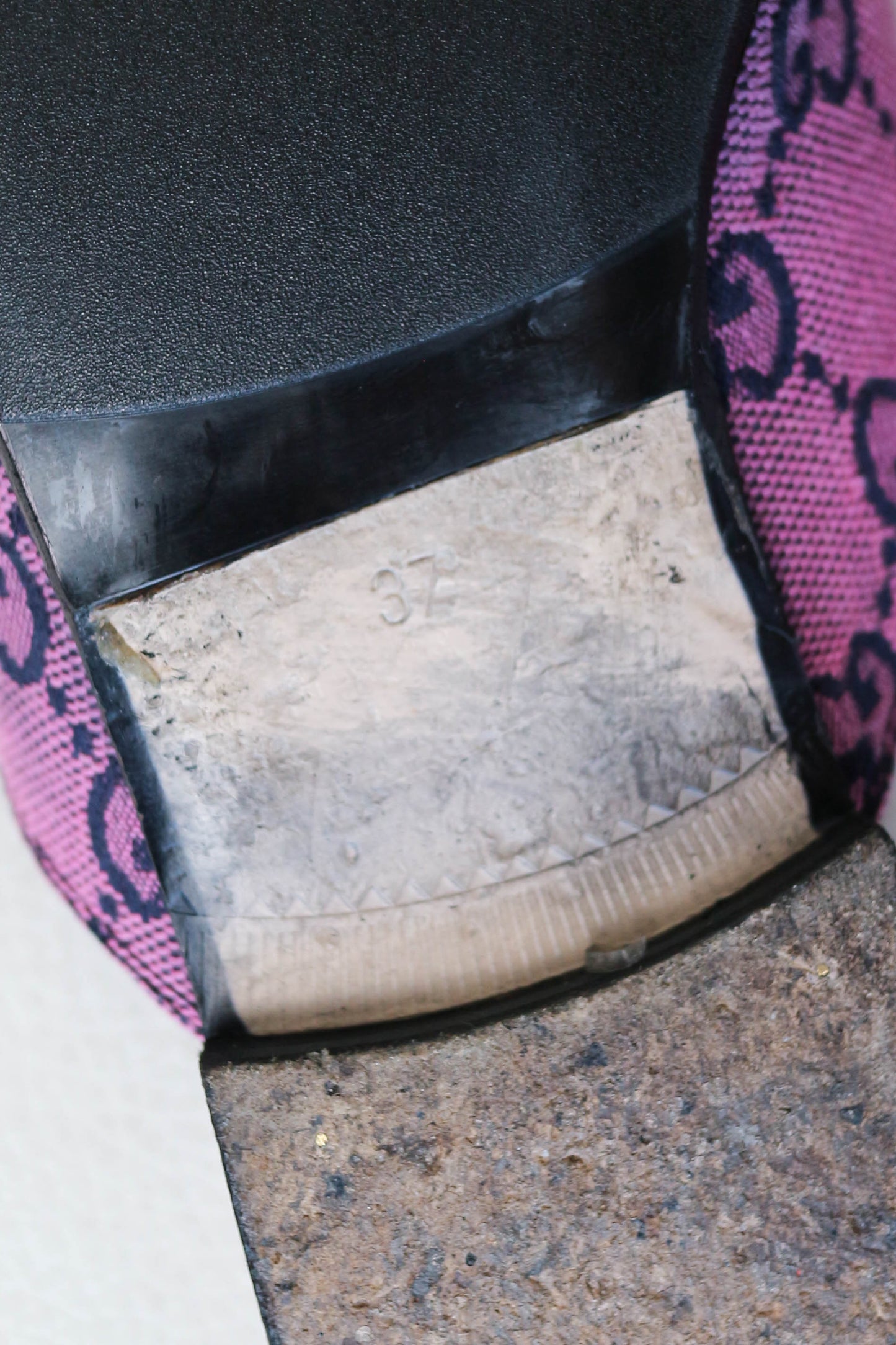 Gucci Princetown Loafers Pink/Navy