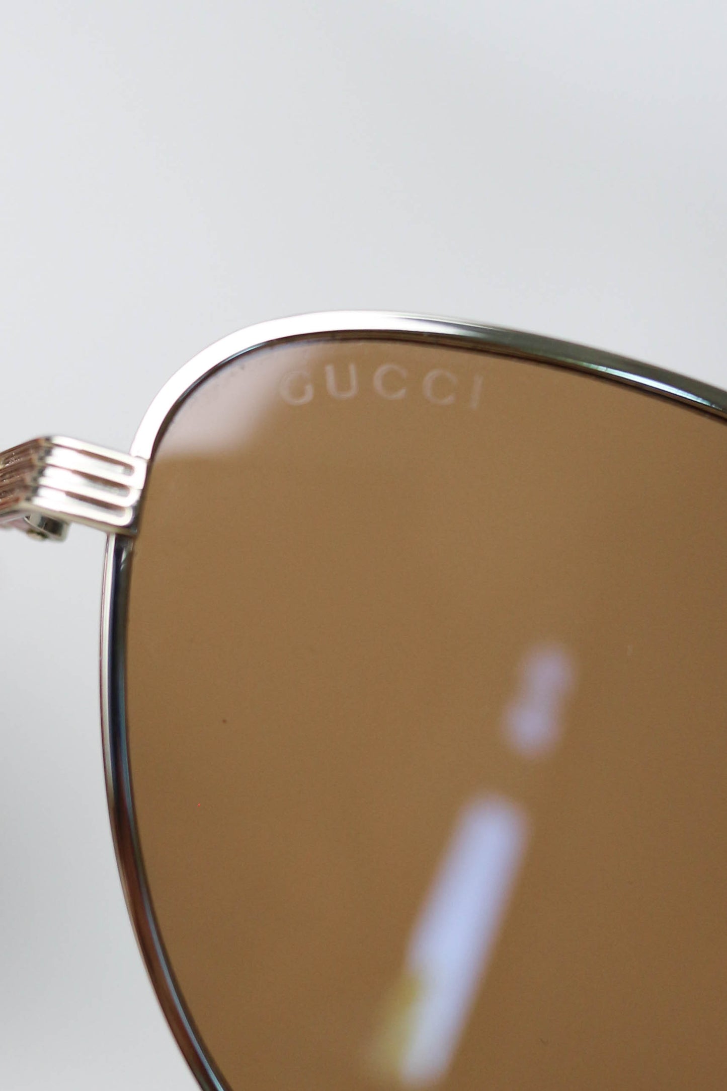 Gucci Cat Eye Sunglasses Gold