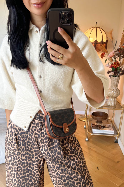 CELINE Triomphe Mini Besace Crossbody Bag