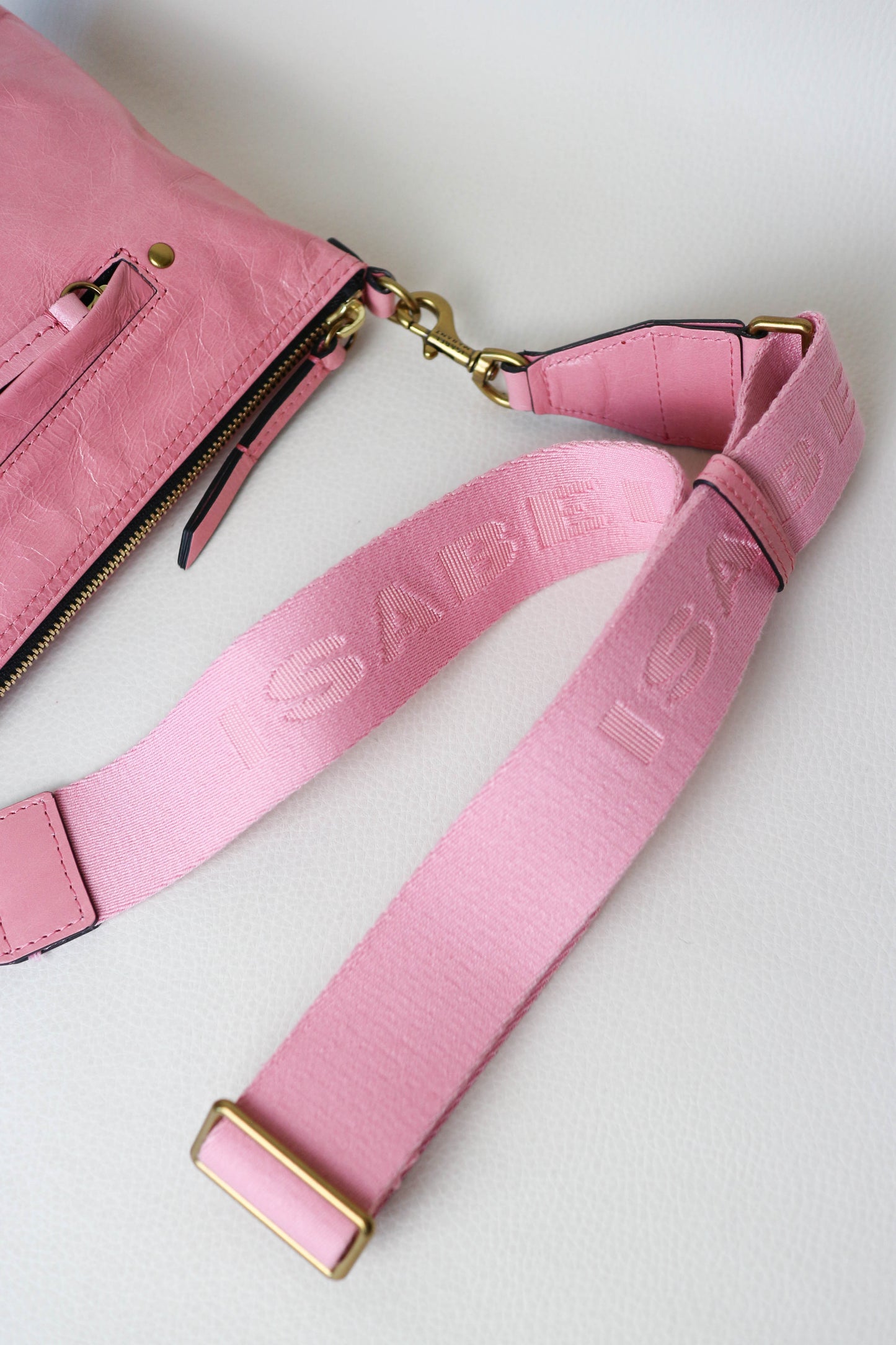 Isabel Marant Nessah Crossbody Bag Pink