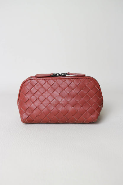 Bottega Veneta Mini Intrecciato Toiletry Pouch