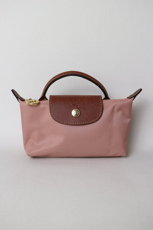 Longchamp Mini Pouch Pink Tea