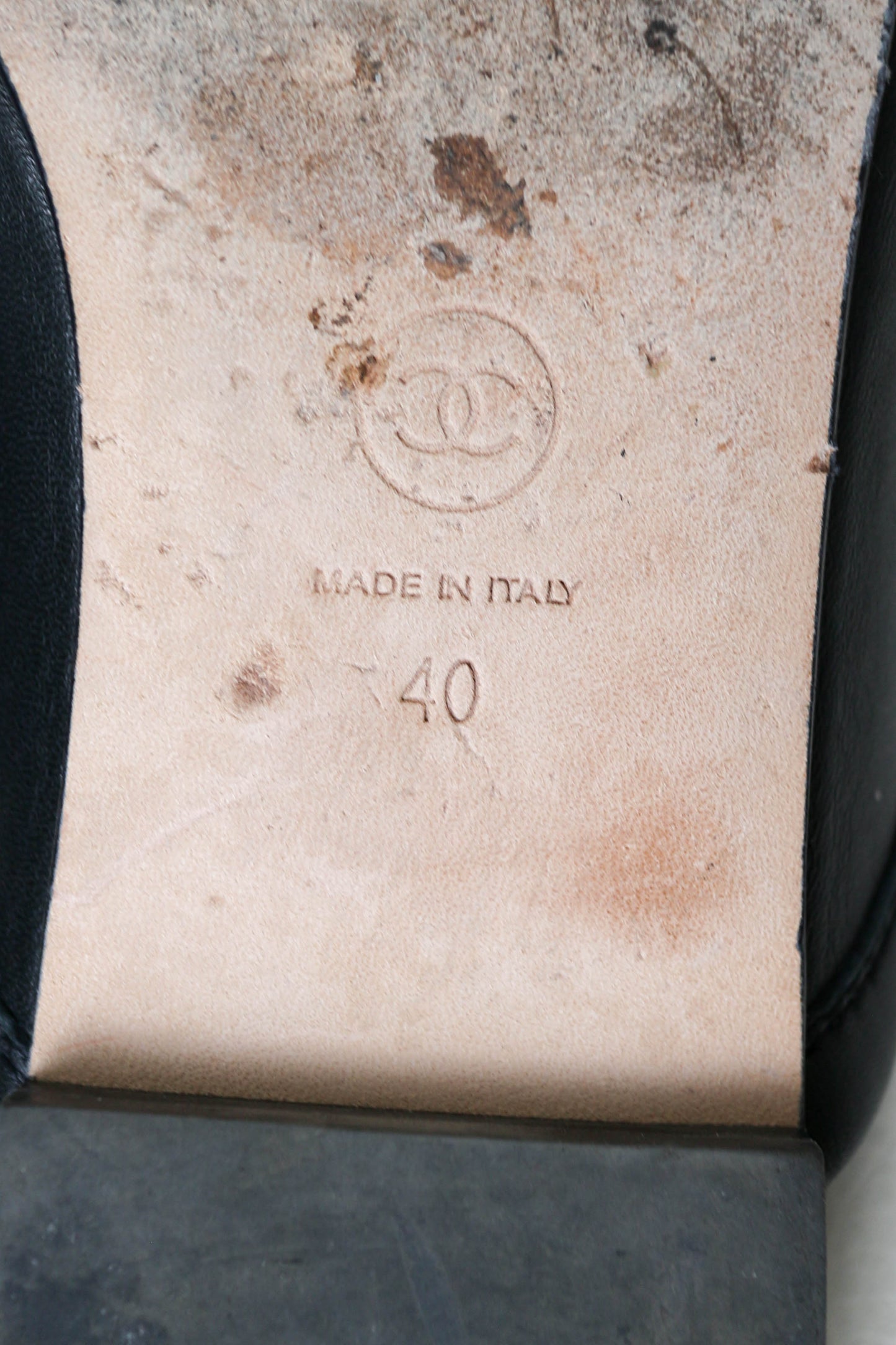 Chanel CC Logo Loafers
