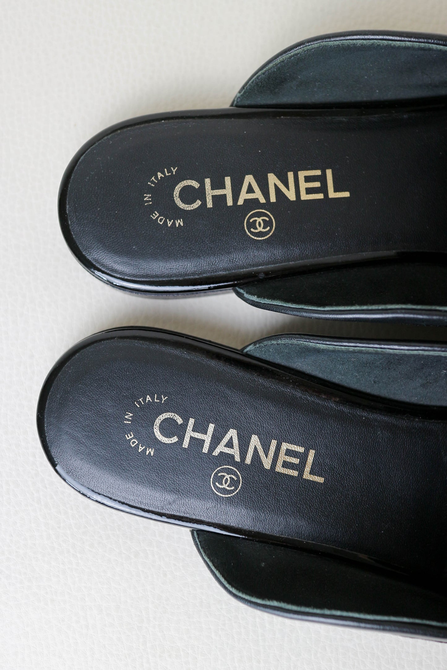 Chanel CC Logo Loafers