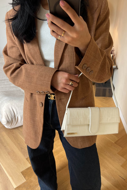 Jacquemus Le Long Bambino Bag Cream