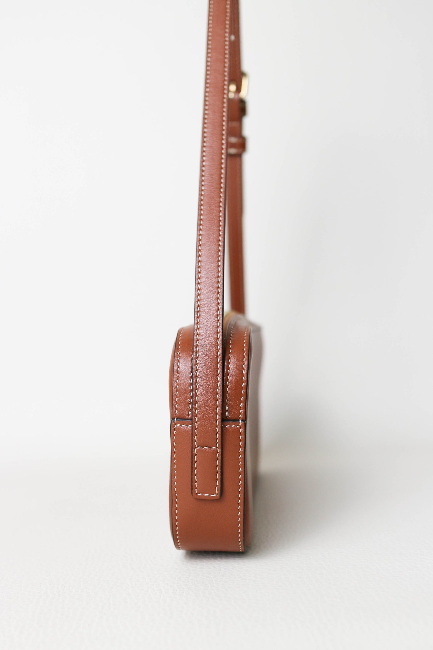CELINE Triomphe Shoulder Bag Brown