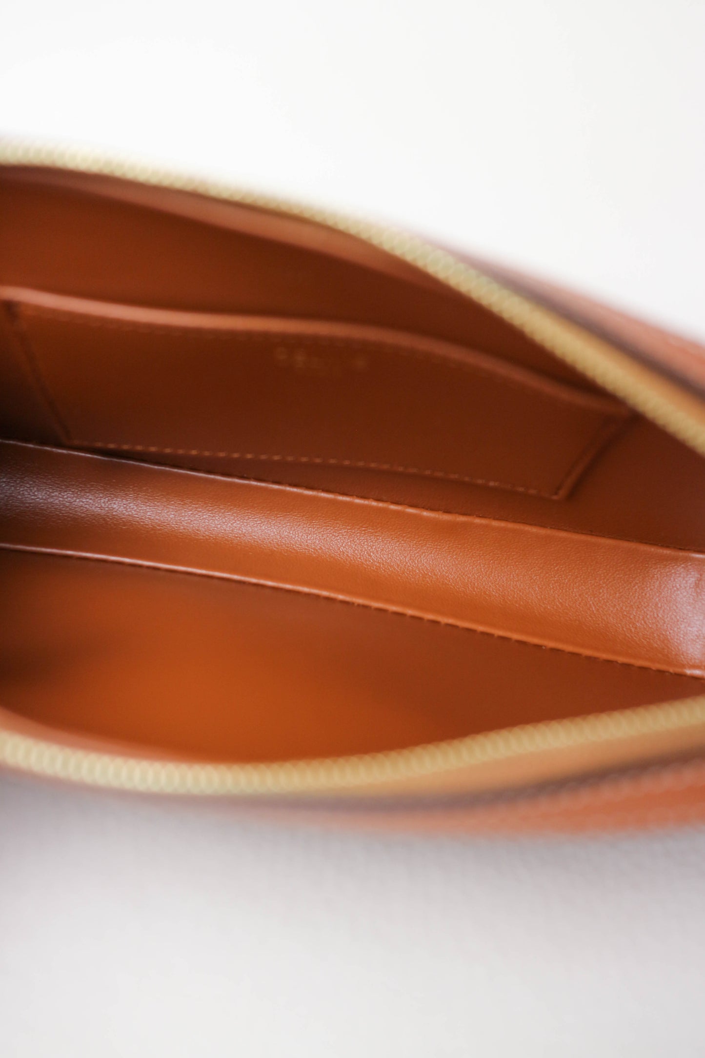 CELINE Triomphe Shoulder Bag Brown
