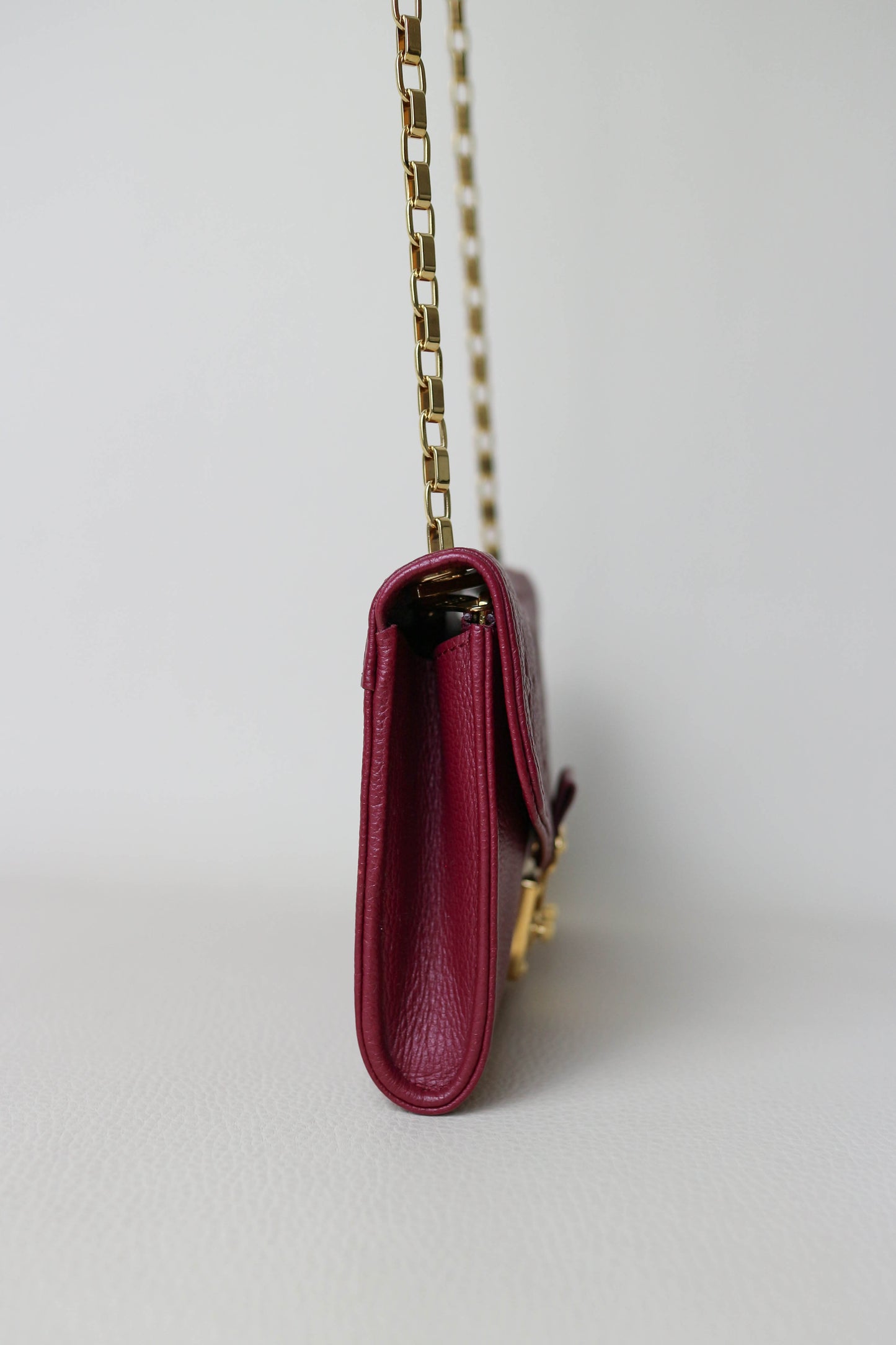 Louis Vuitton Empreinte Pochette Bag Burgundy