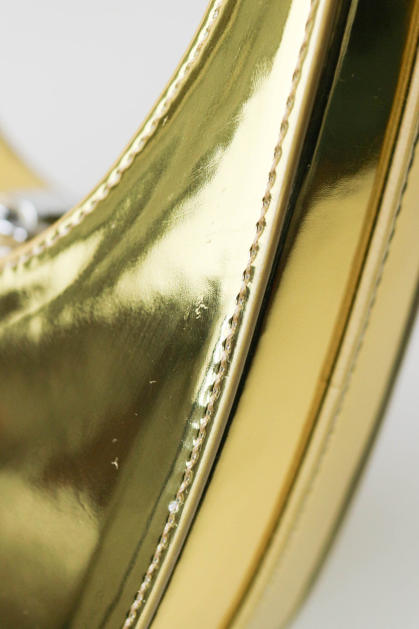 Coperni Swipe Metallic Gold Bag