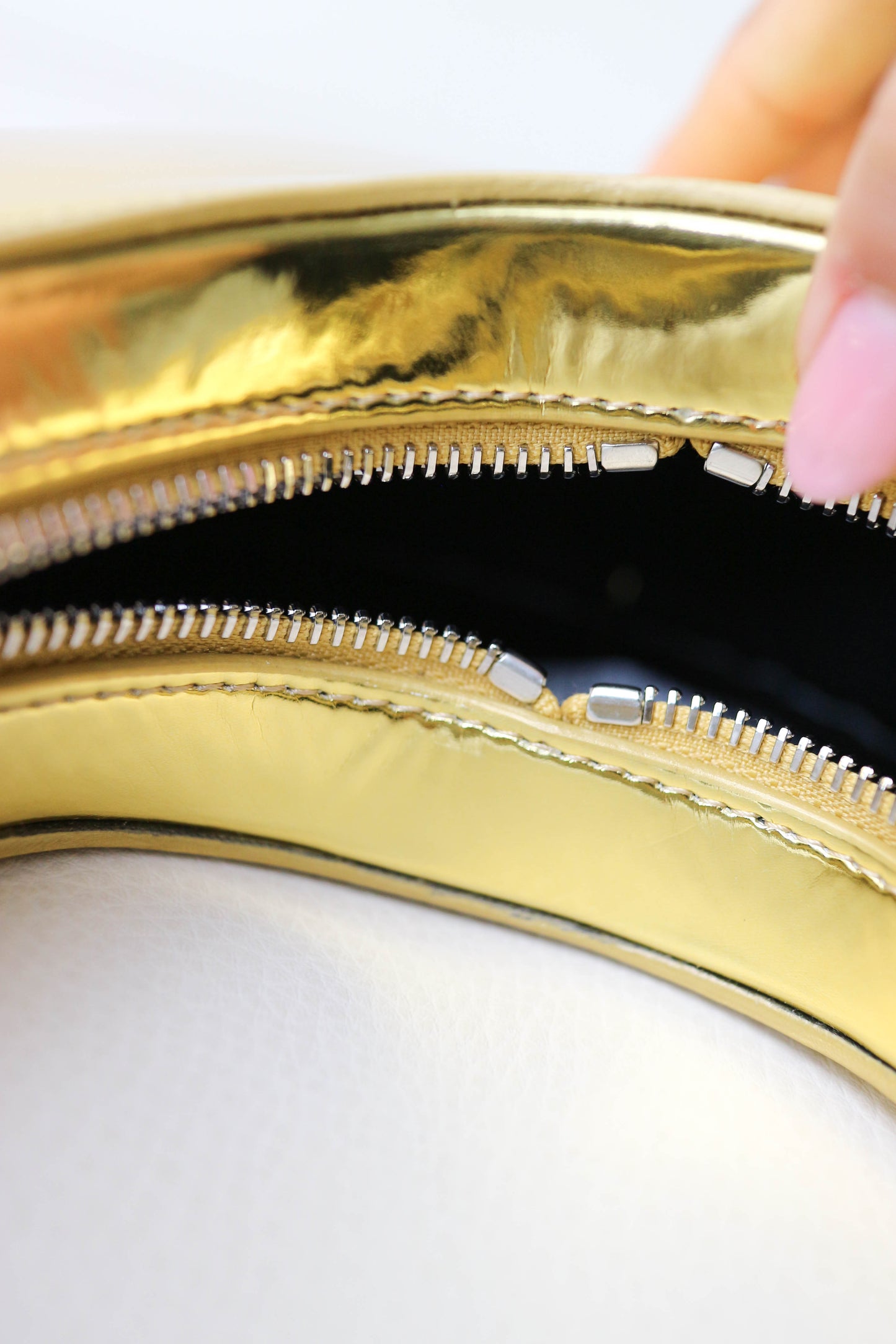 Coperni Swipe Metallic Gold Bag