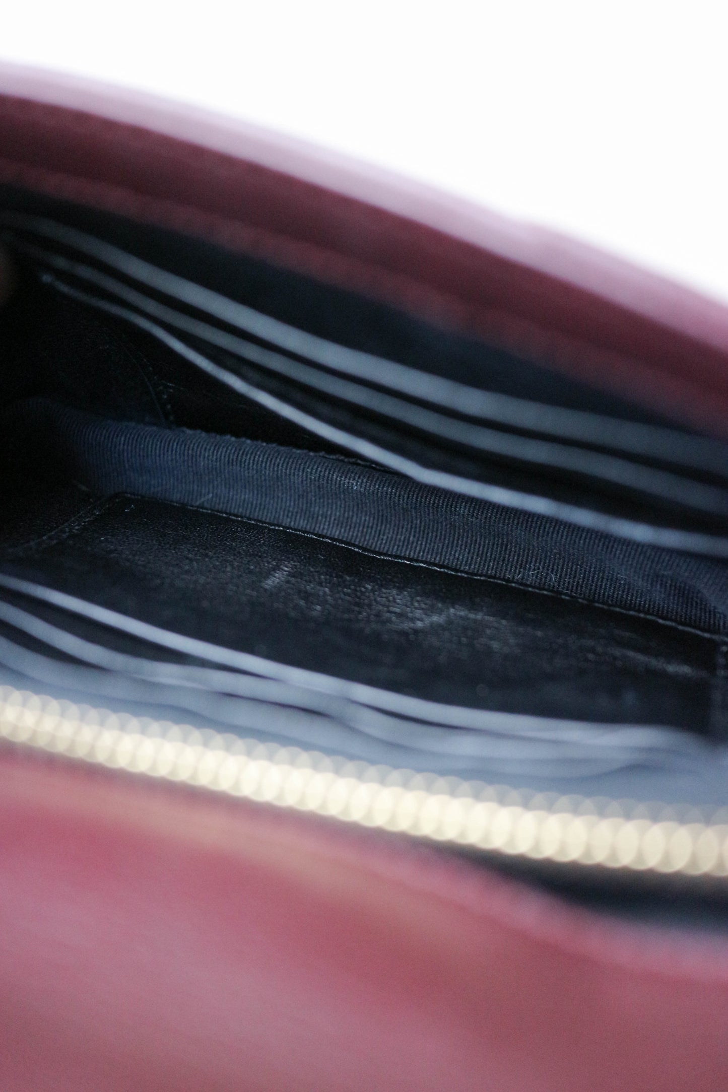 Saint Laurent College Mini Bag Burgundy