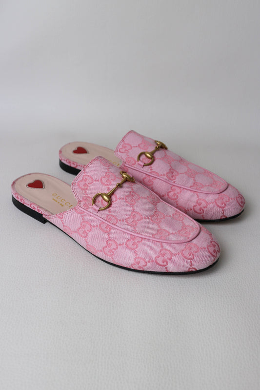 Gucci Princetown Loafers Pink