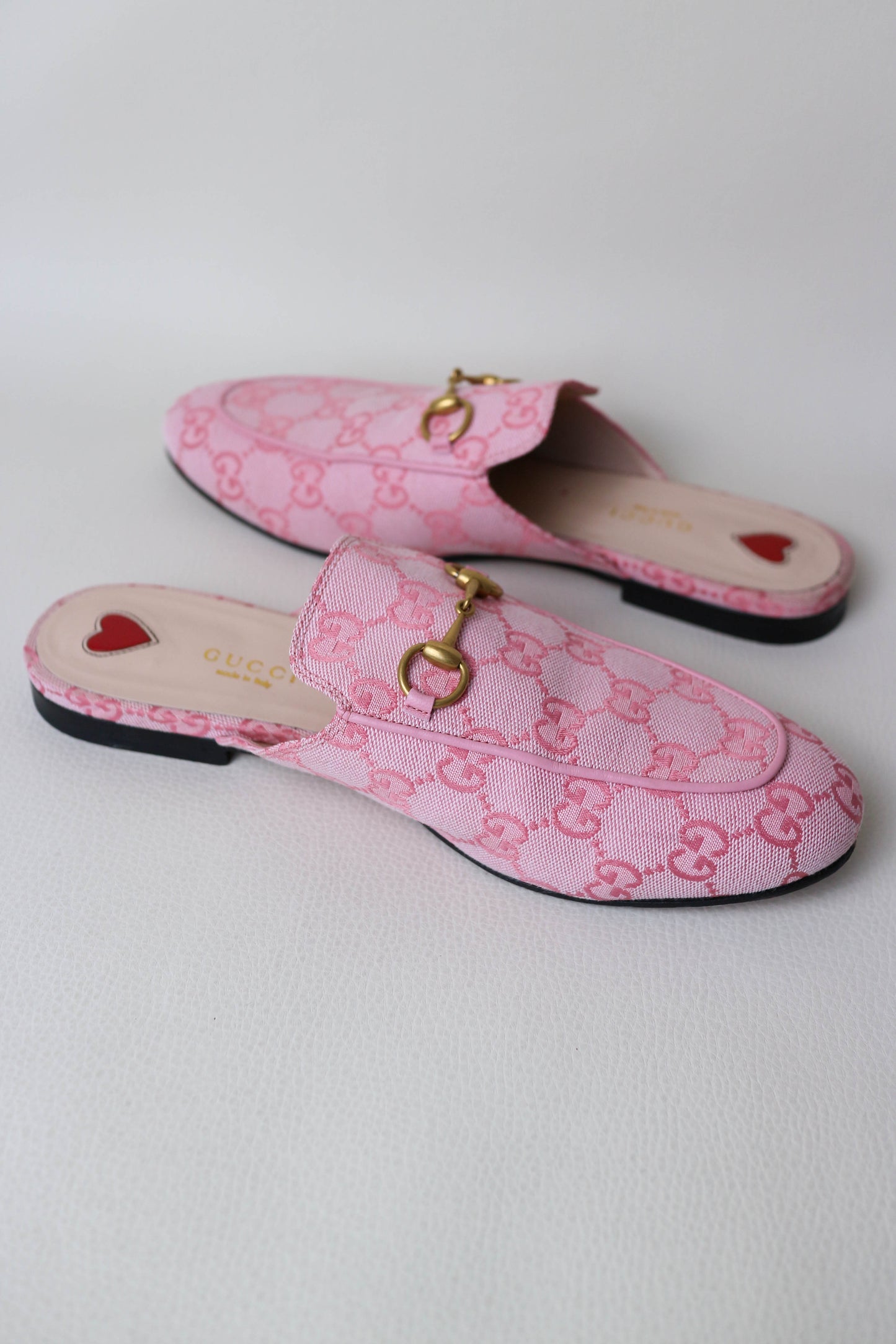 Gucci Princetown Loafers Pink