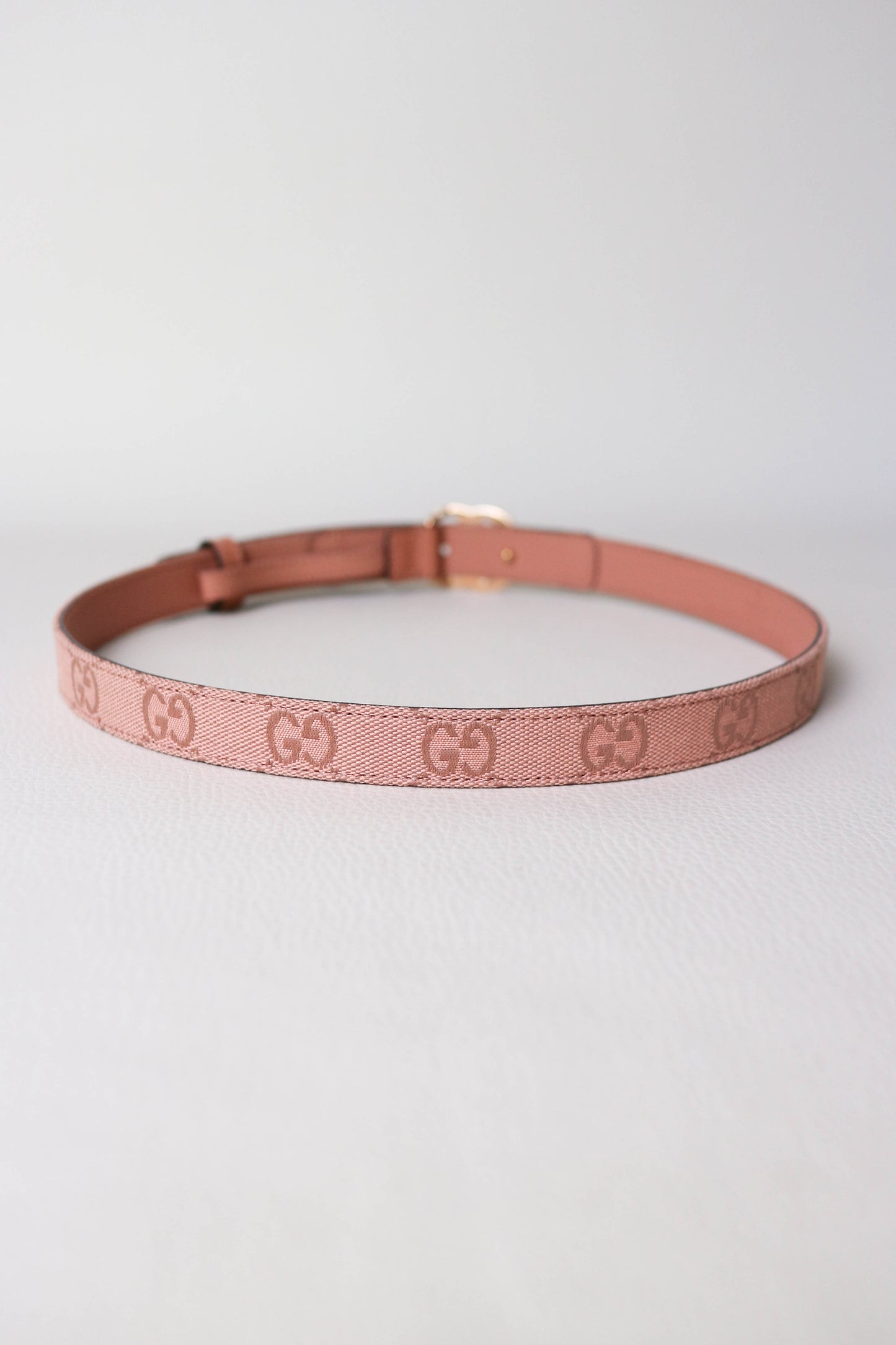 Gucci Marmont Logo Belt Pink