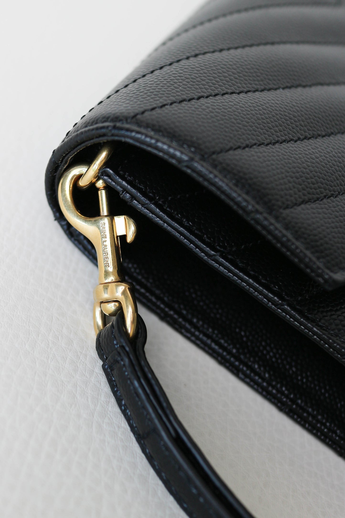 Saint Laurent Cassandre Logo Clutch