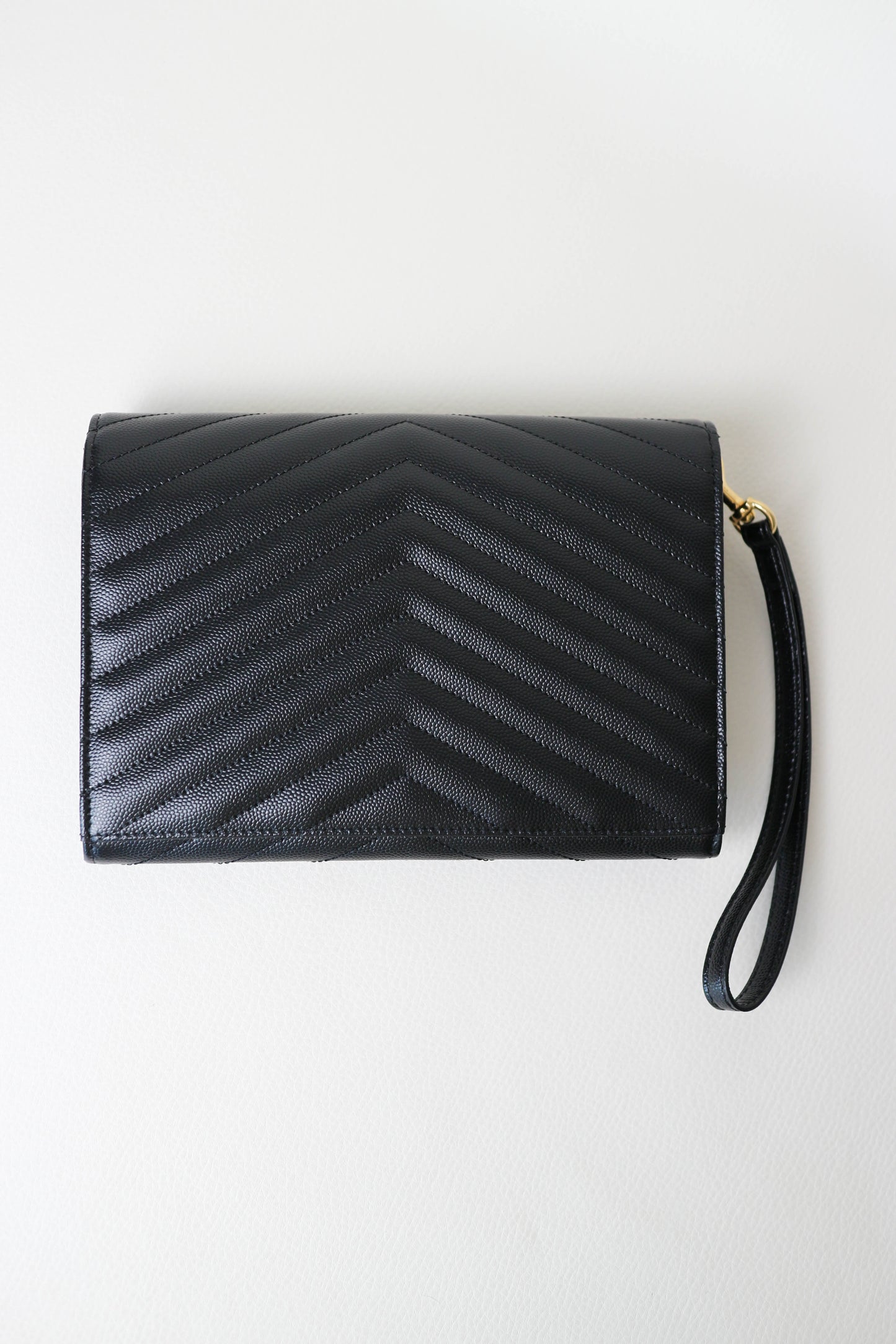 Saint Laurent Cassandre Logo Clutch