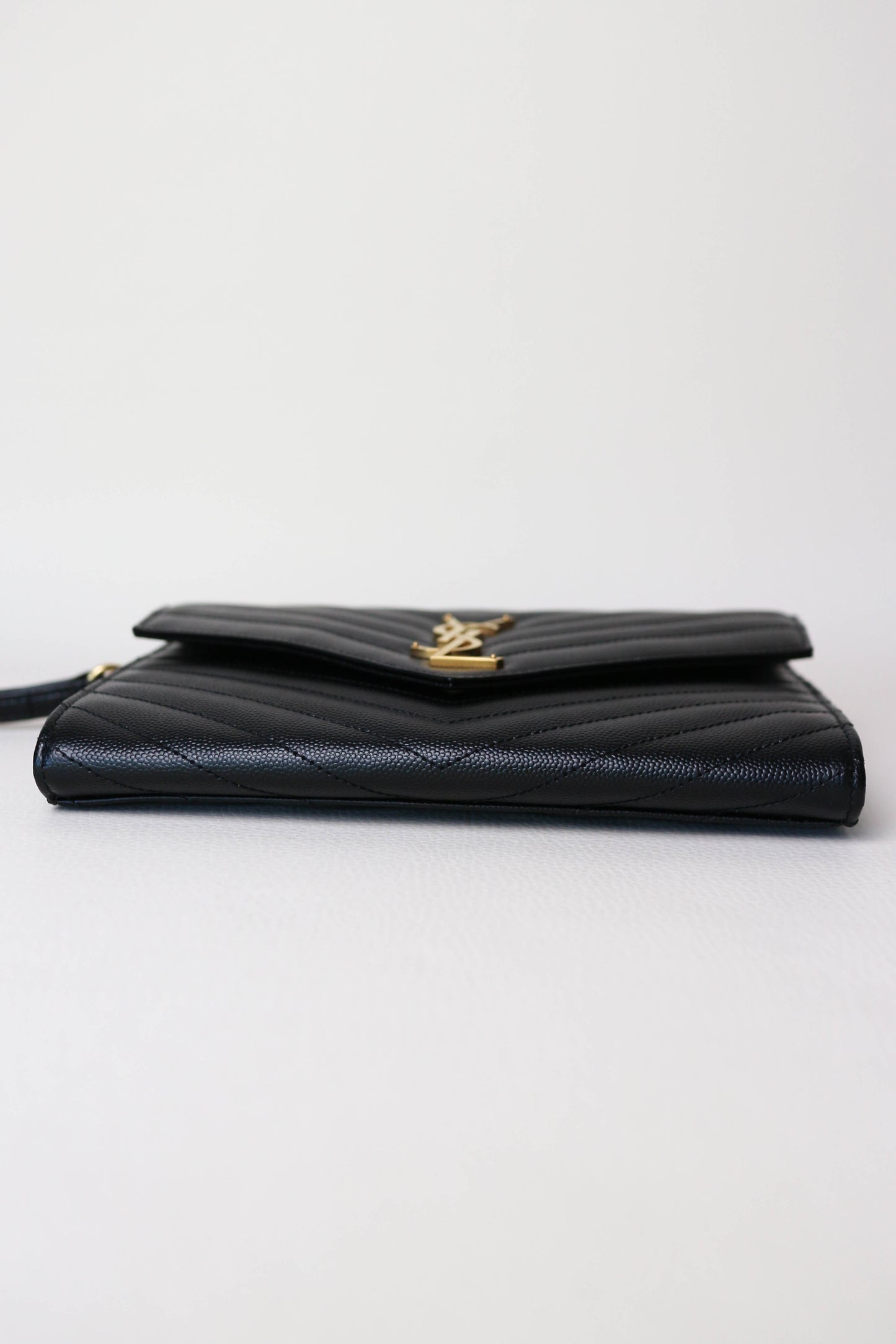 Saint Laurent Cassandre Logo Clutch