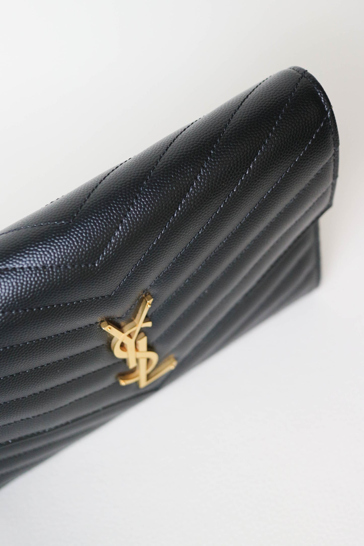 Saint Laurent Cassandre Logo Clutch