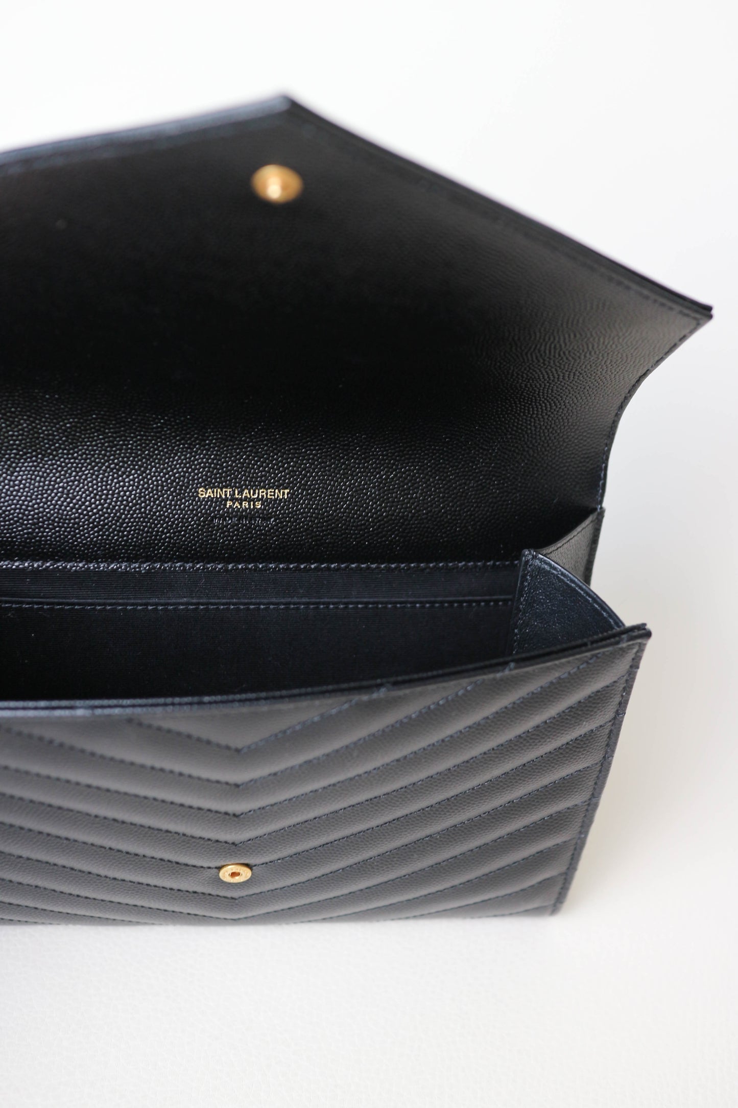 Saint Laurent Cassandre Logo Clutch