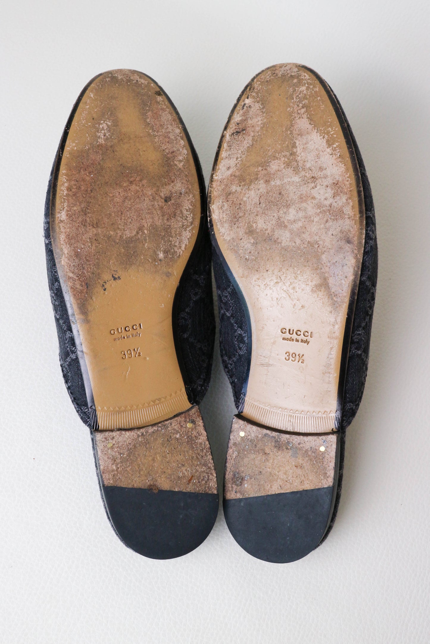 Gucci Princetown Loafers Denim Grey