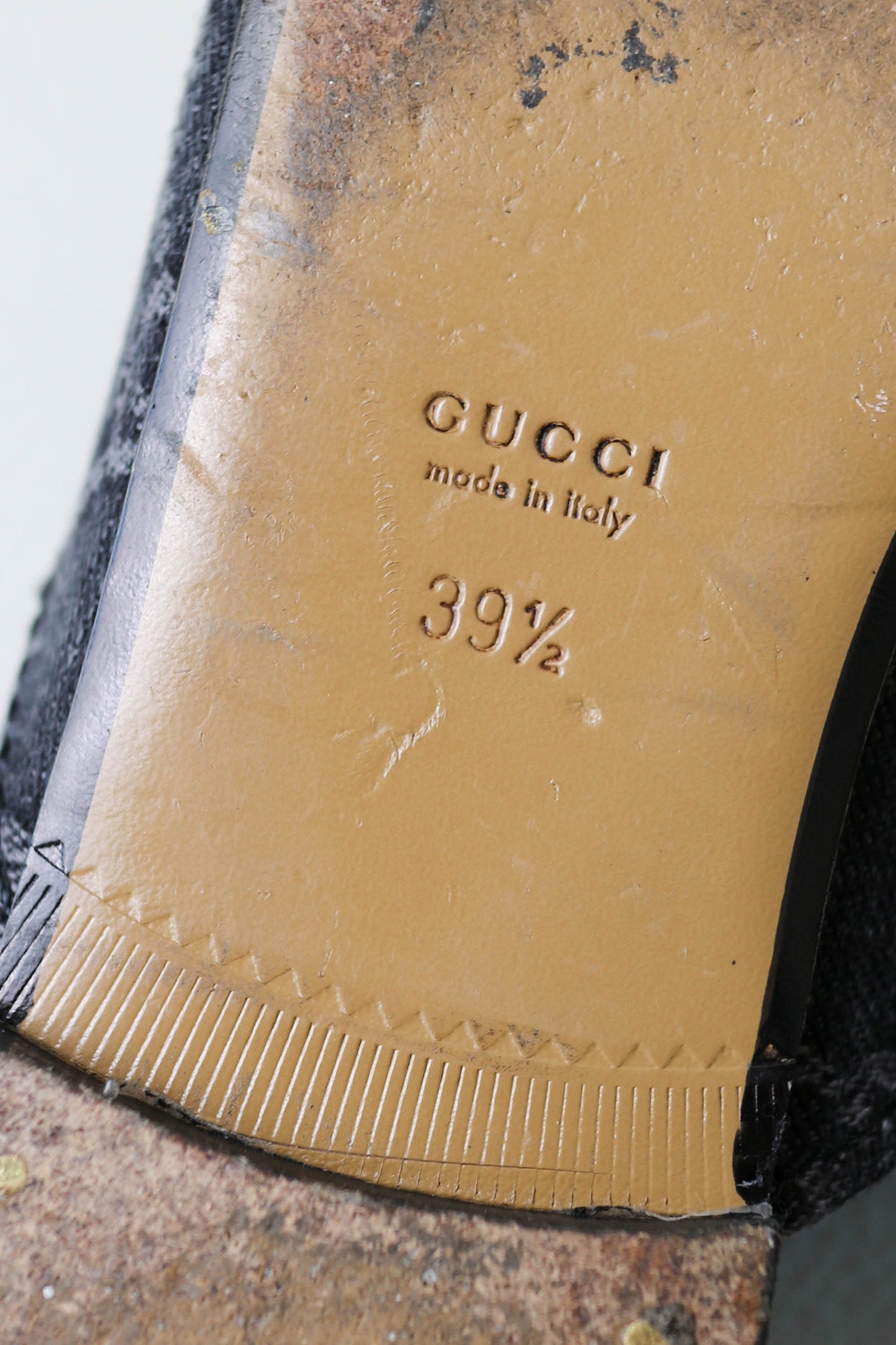 Gucci Princetown Loafers Denim Grey