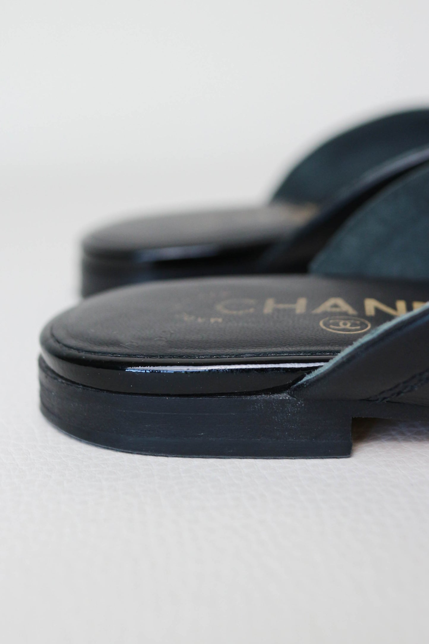 Chanel CC Logo Loafers