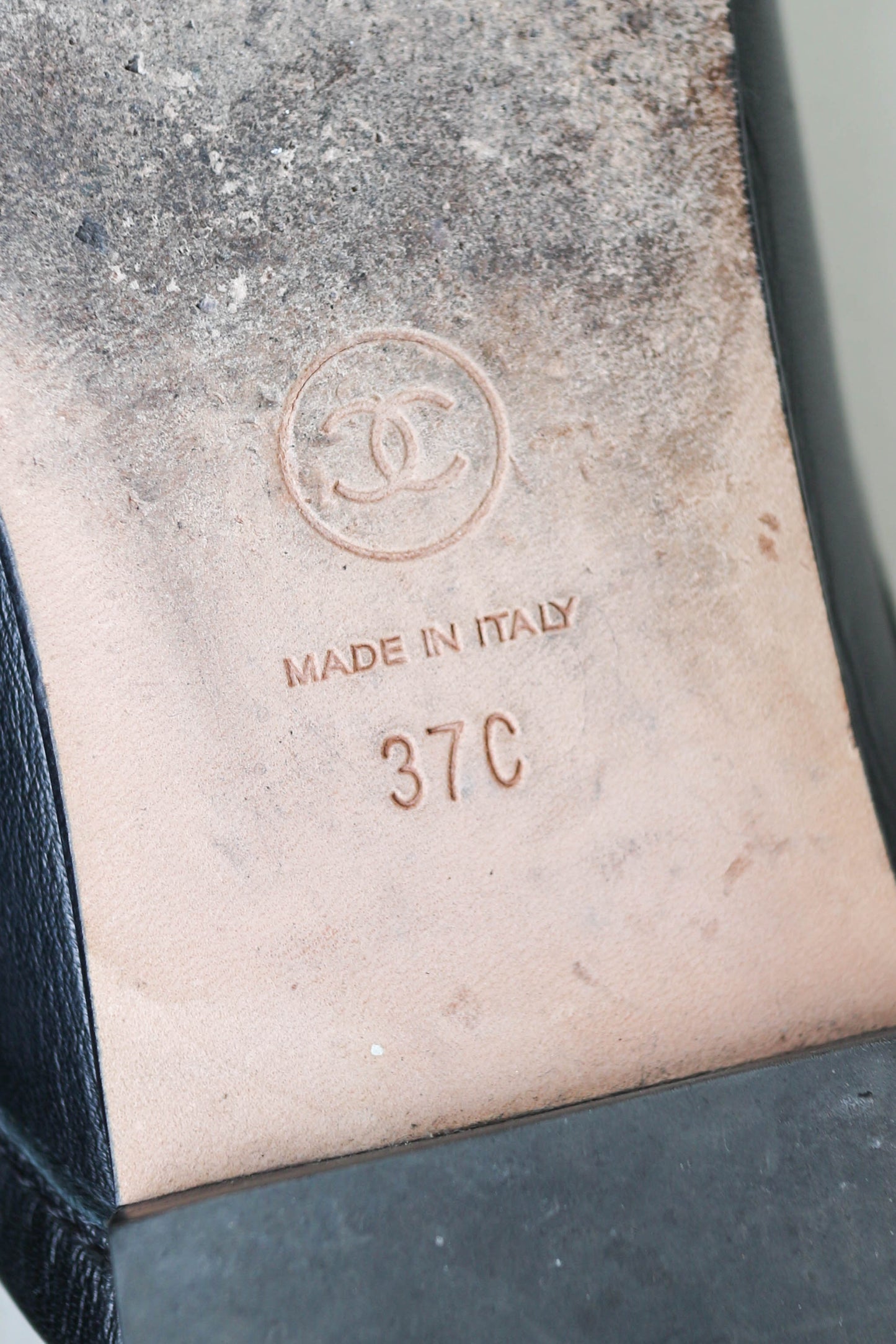 Chanel CC Logo Loafers