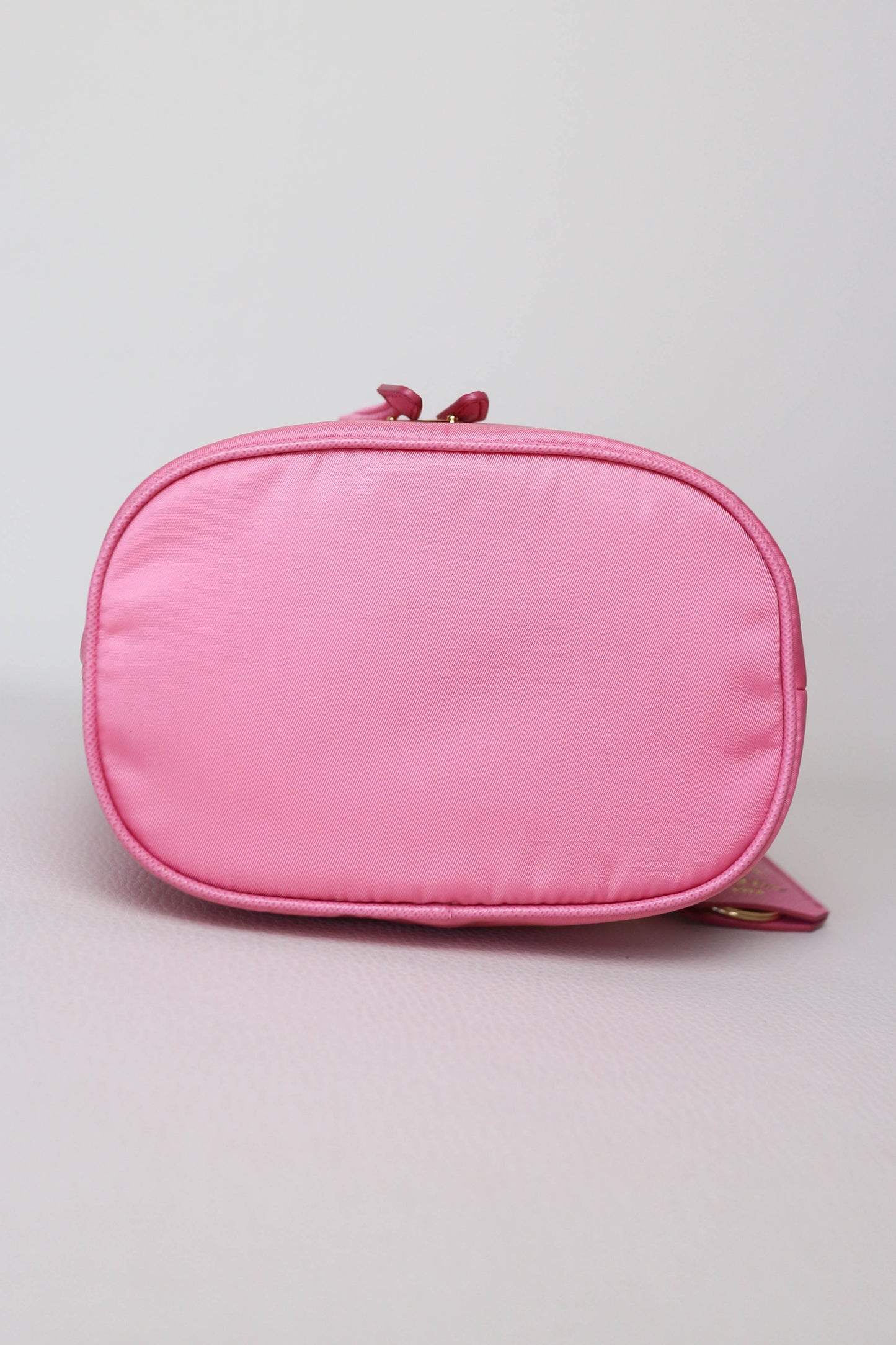 Prada Nylon Bucket Bag Pink