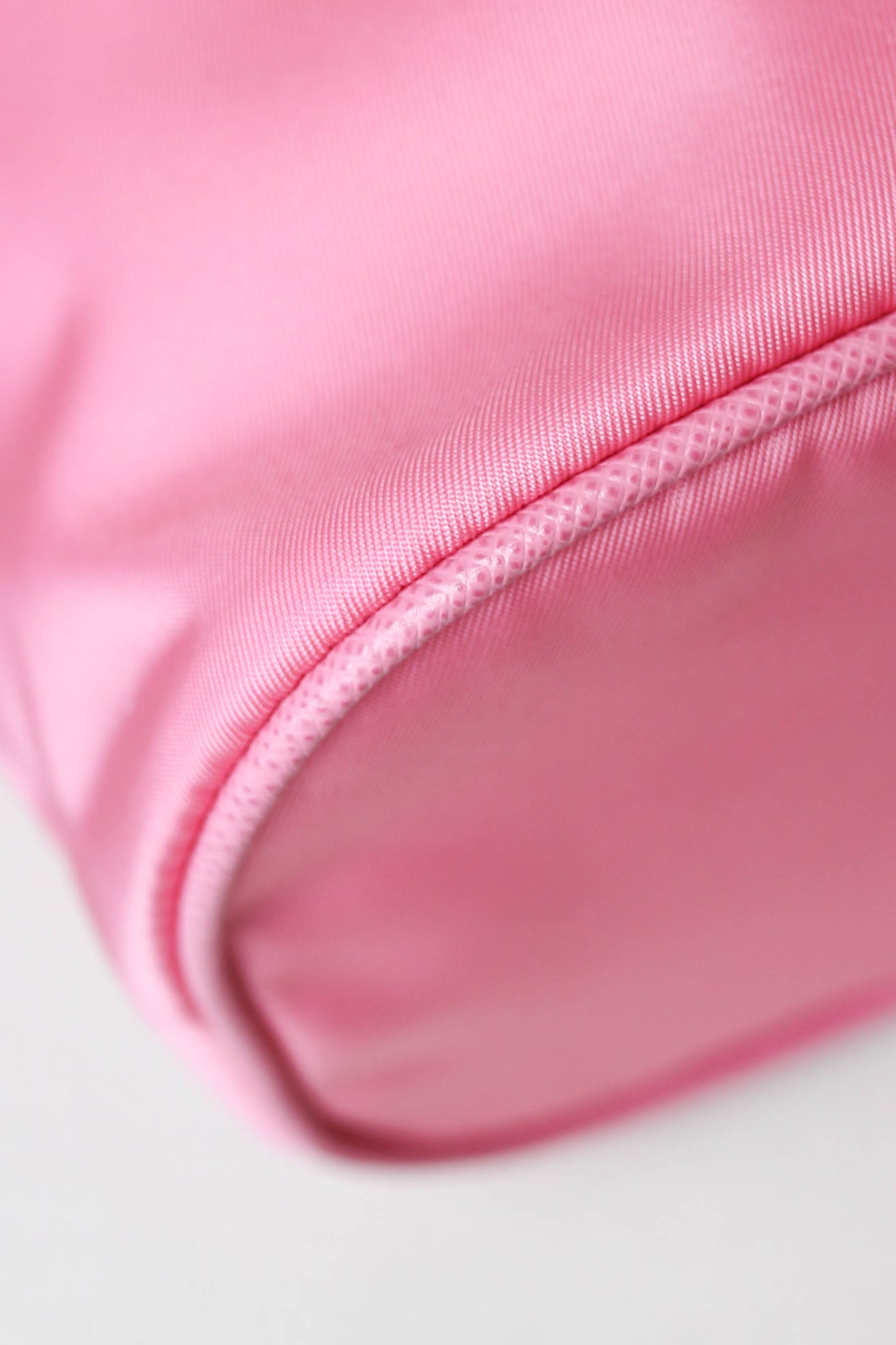Prada Nylon Bucket Bag Pink