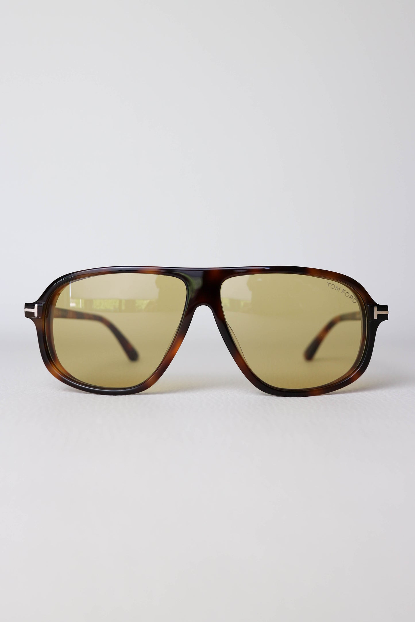 Tom Ford Aviator Tinted Sunglasses Tortoise