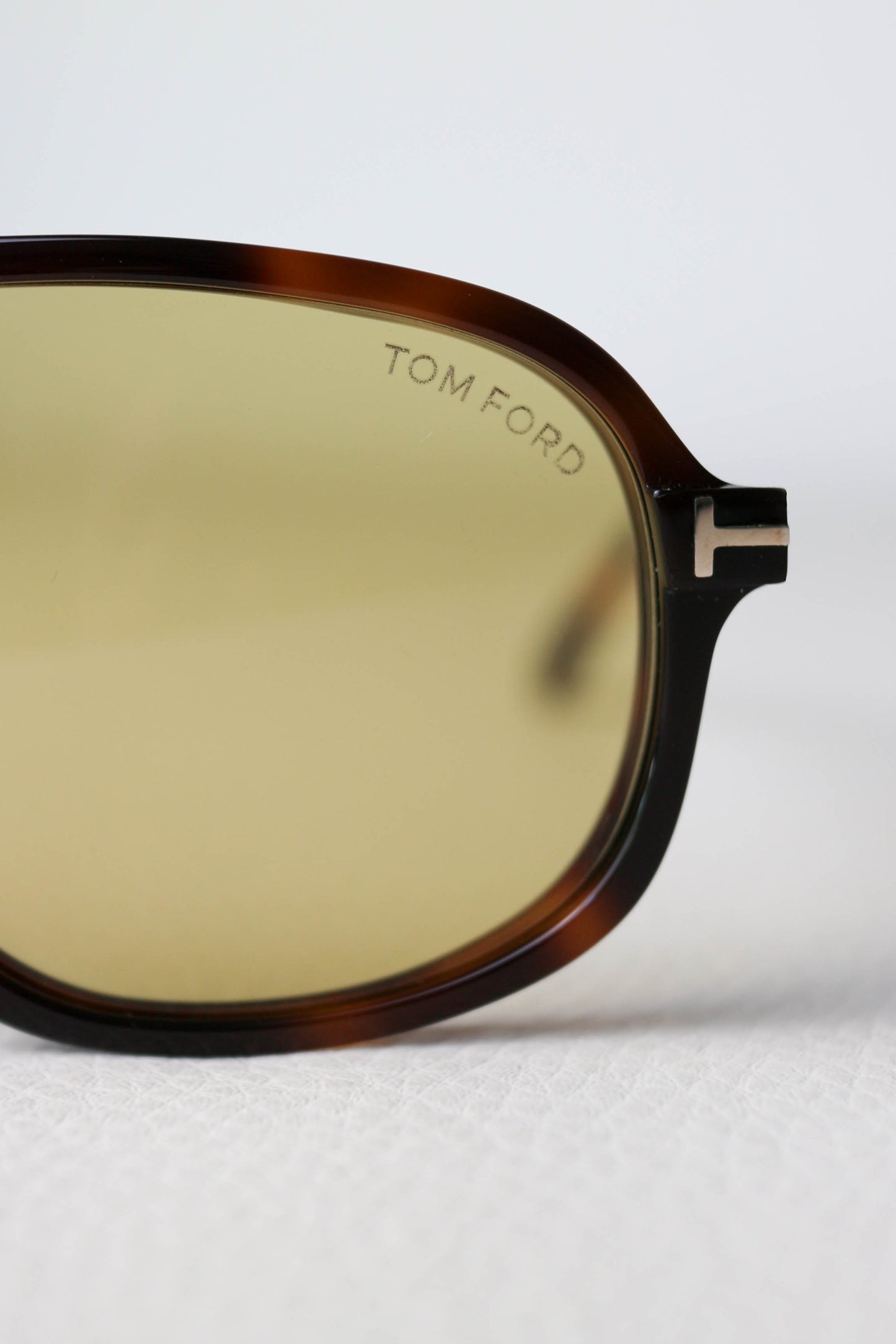 Tom Ford Aviator Tinted Sunglasses Tortoise