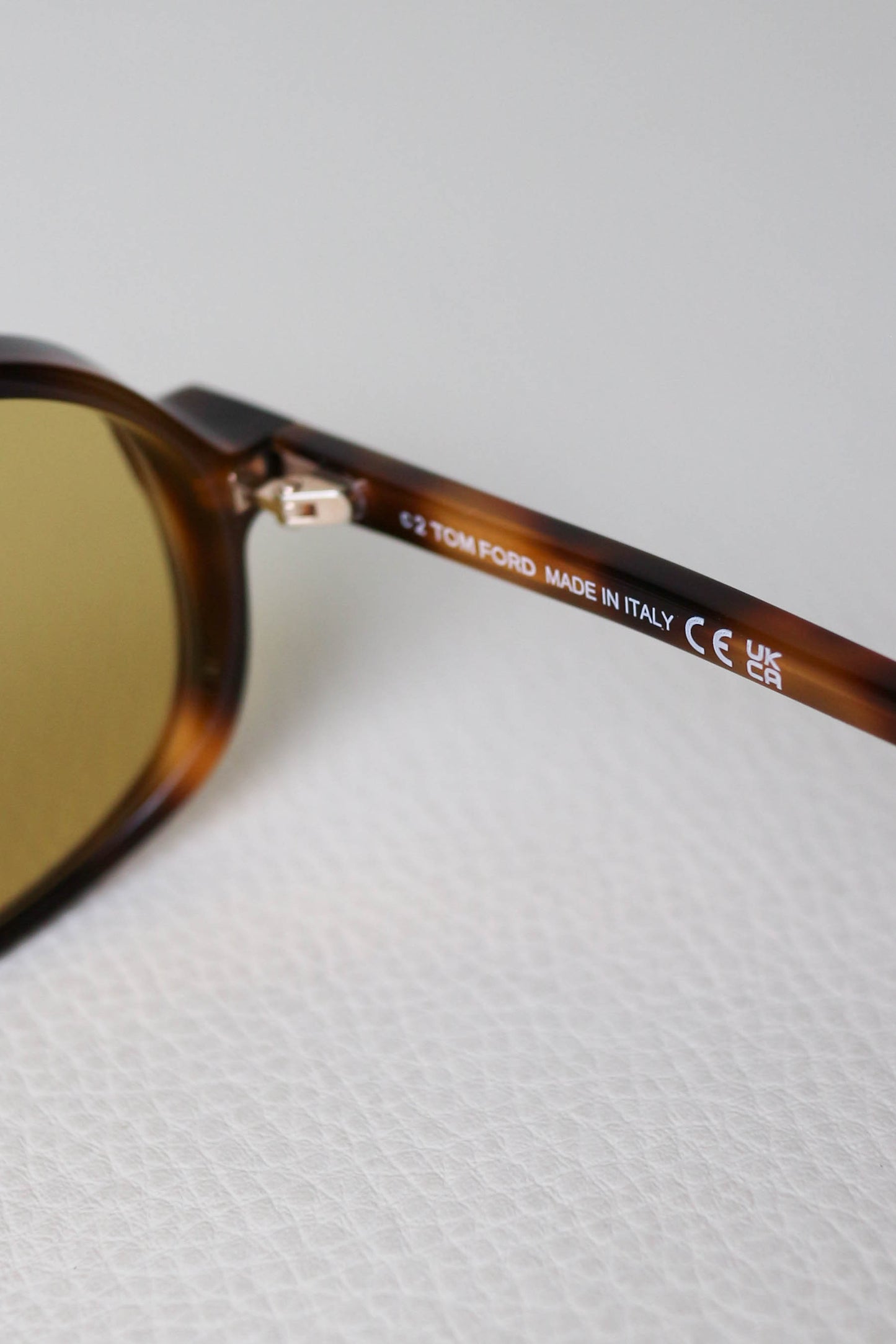 Tom Ford Aviator Tinted Sunglasses Tortoise