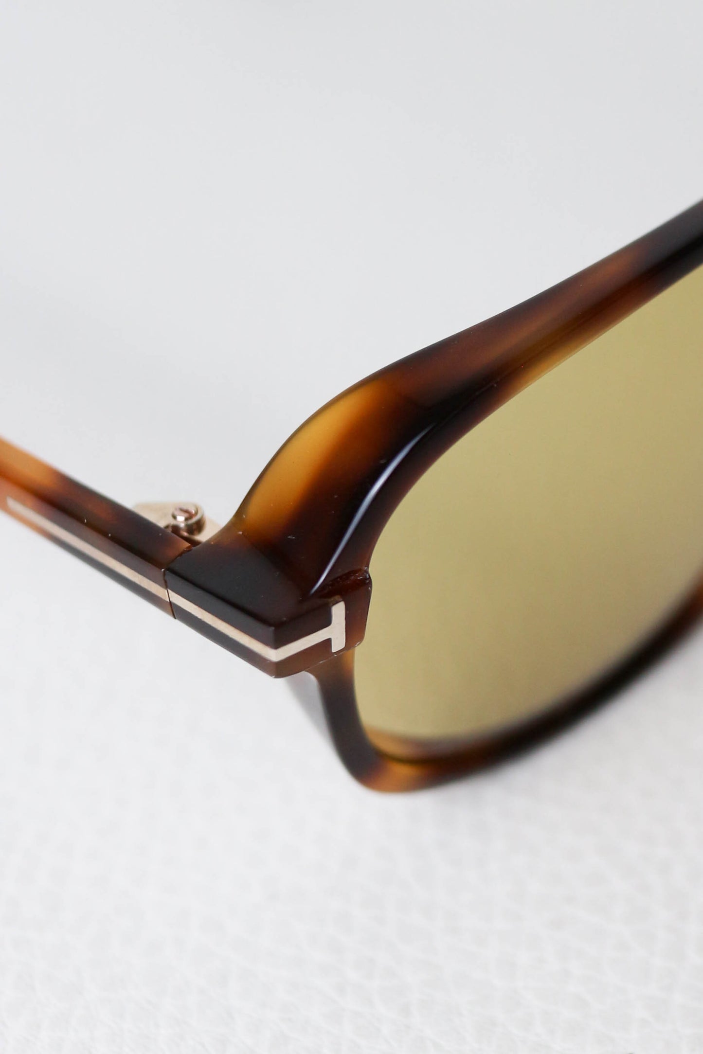 Tom Ford Aviator Tinted Sunglasses Tortoise