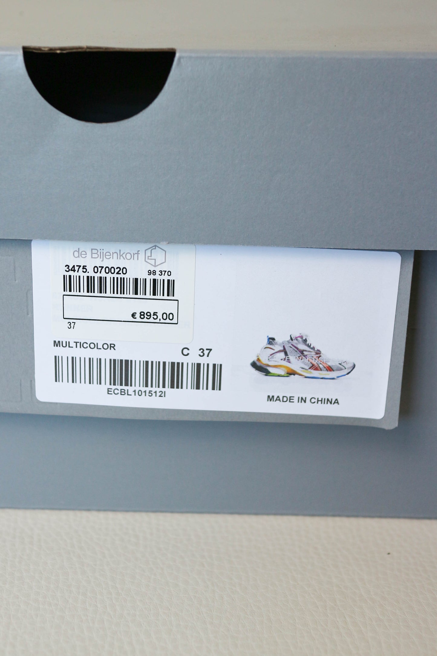 Balenciaga Runner Sneakers Silver