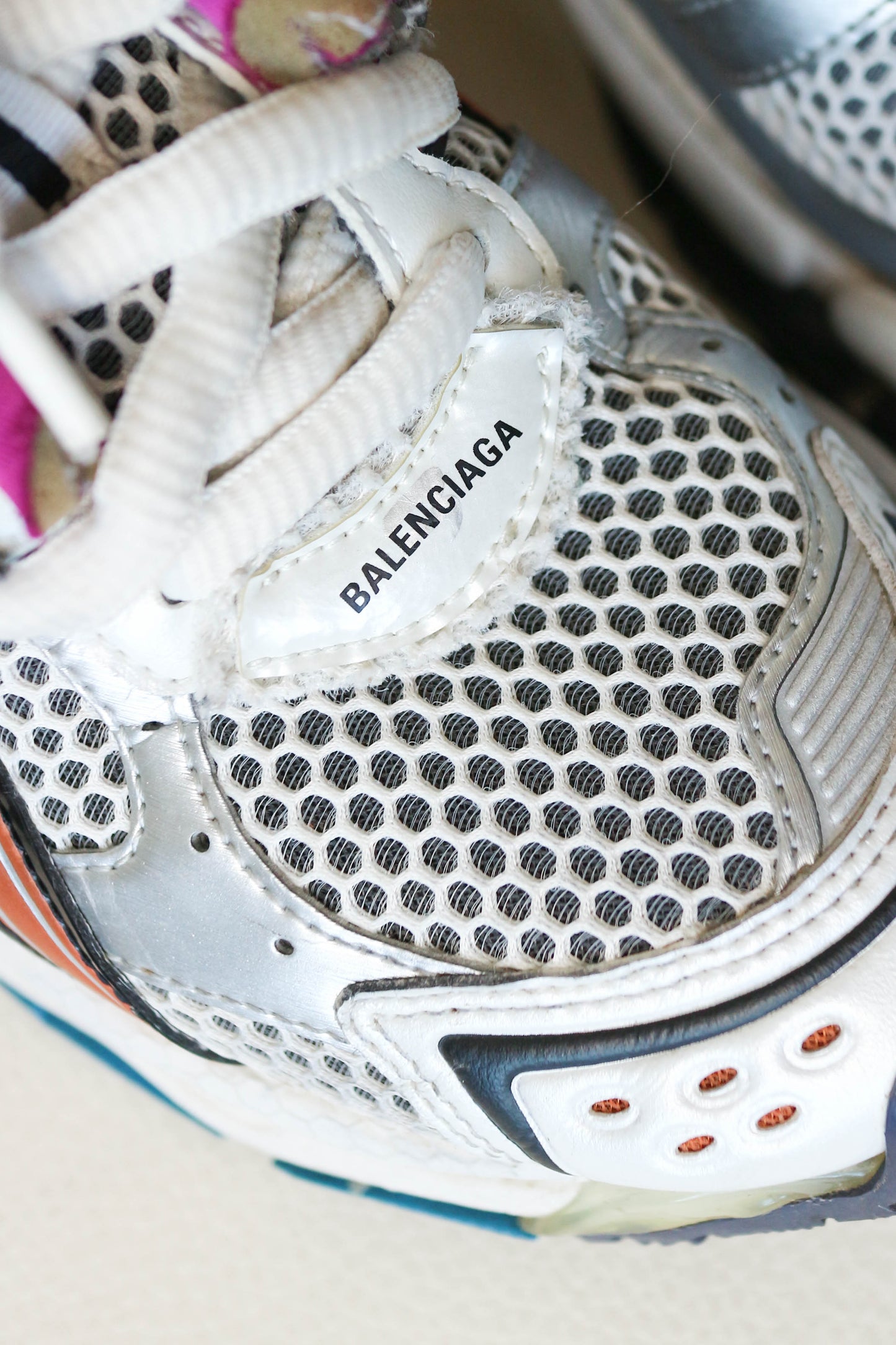 Balenciaga Runner Sneakers Silver