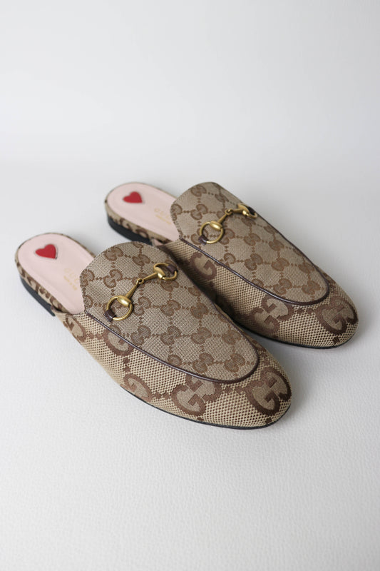 Gucci Princetown Loafers Beige