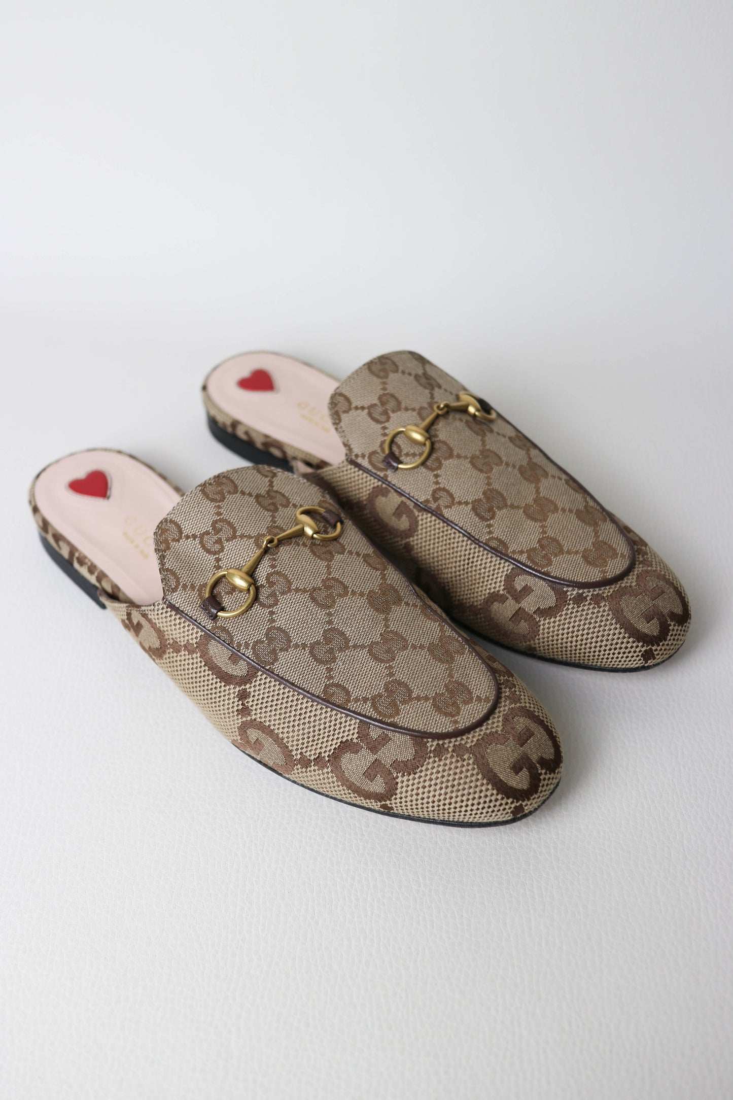 Gucci Princetown Loafers Beige