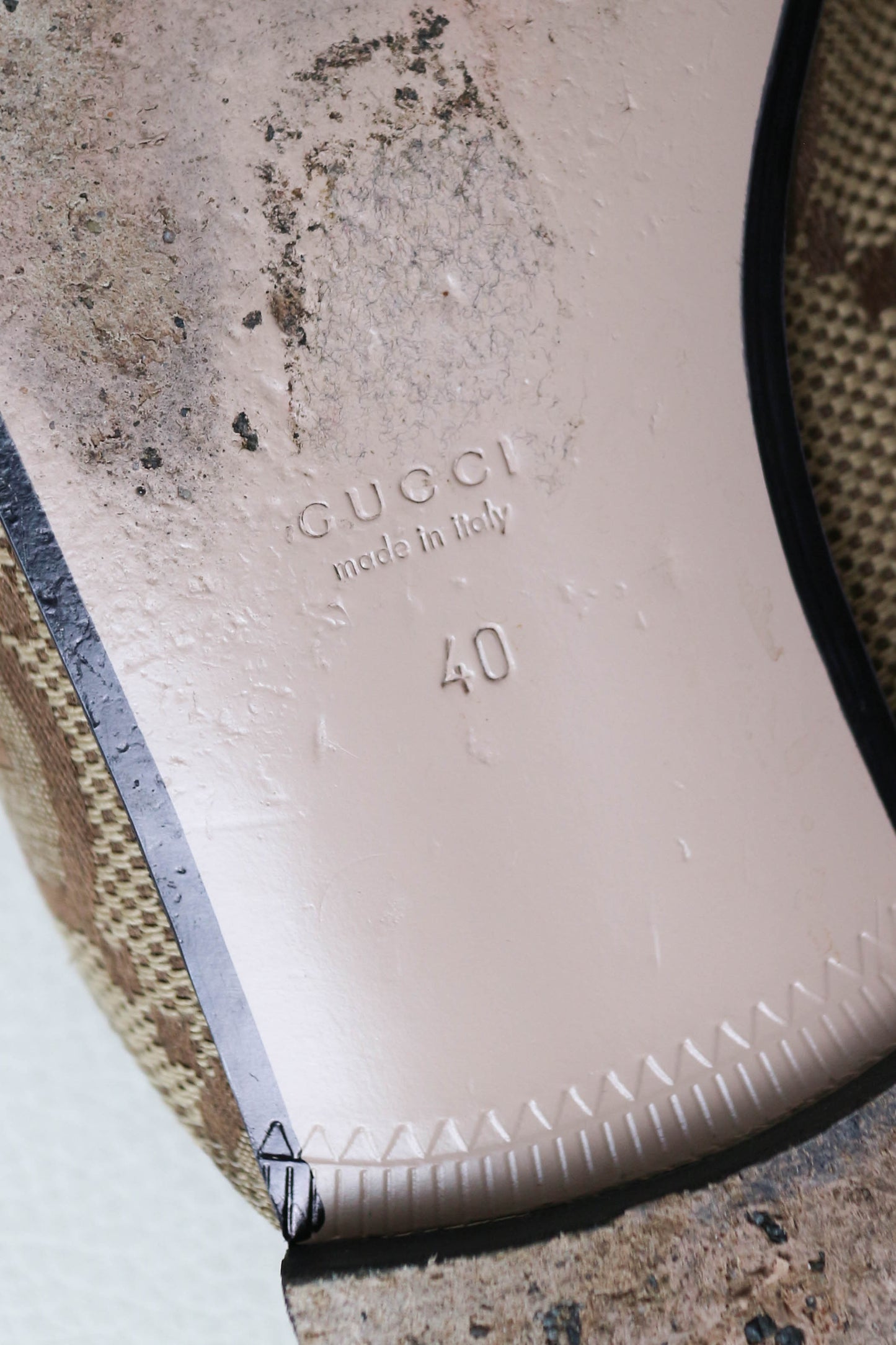 Gucci Princetown Loafers Beige