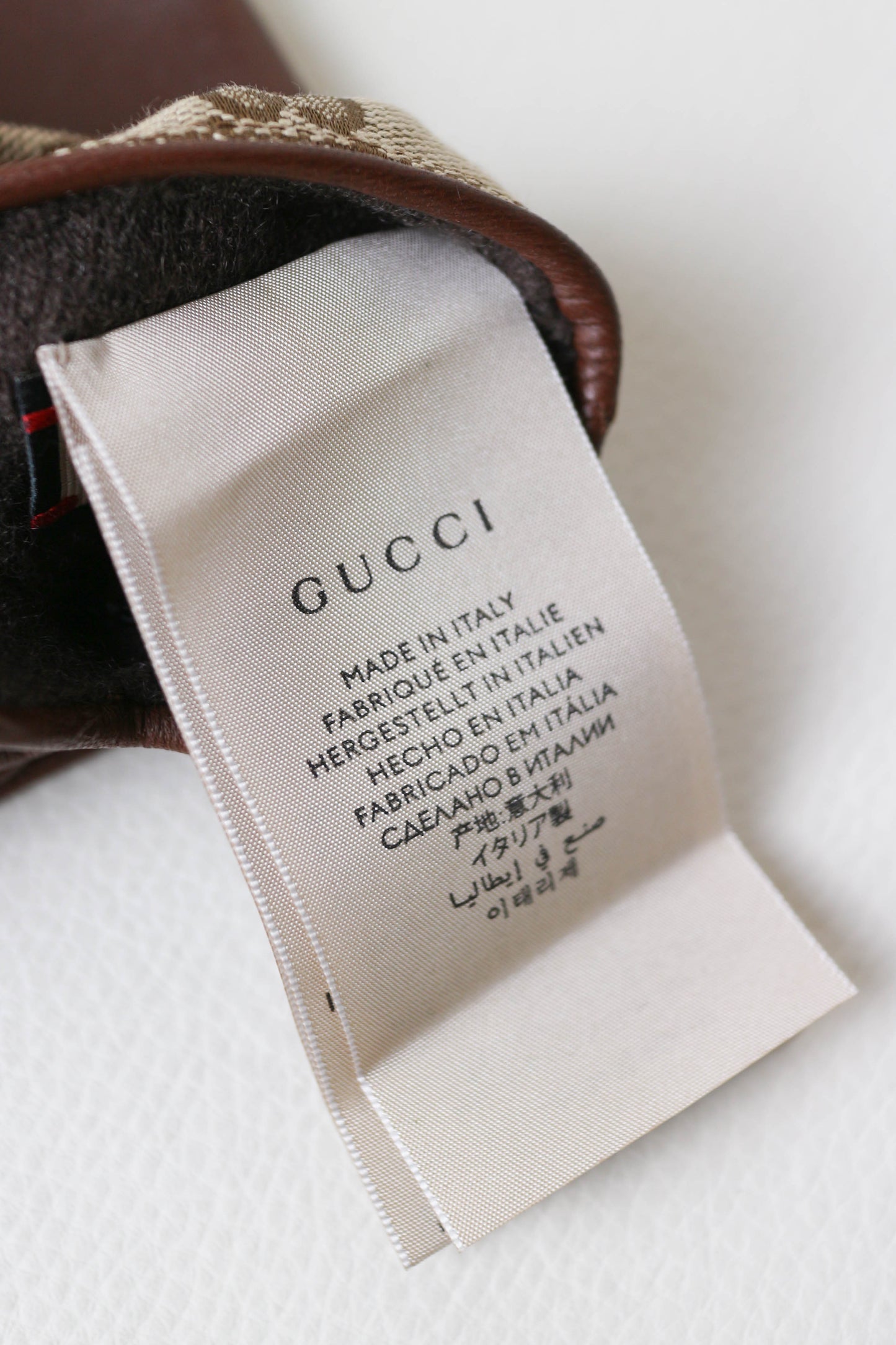 Gucci Horsebit Monogram Gloves
