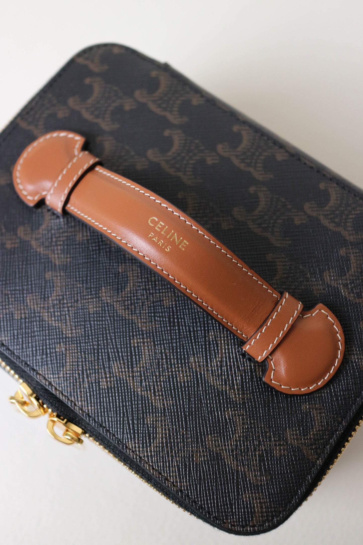 CELINE Triomphe Canvas Toiletry Case