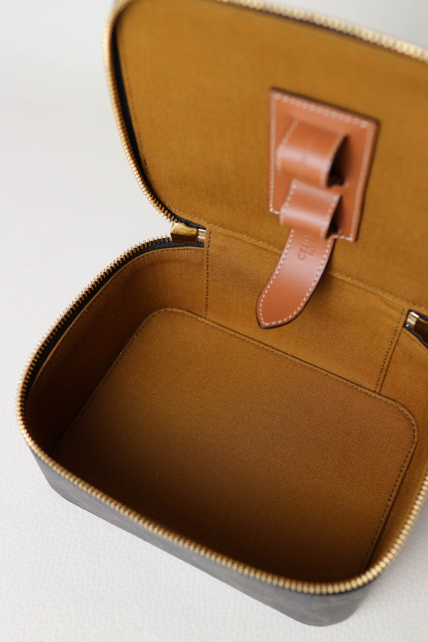 CELINE Triomphe Canvas Toiletry Case