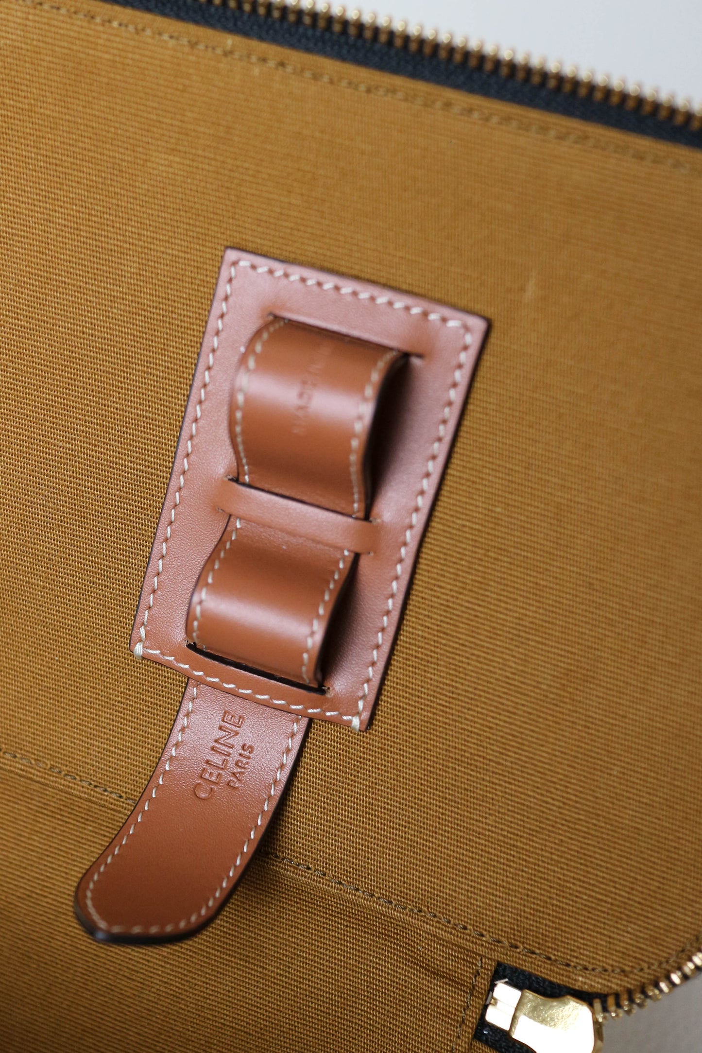 CELINE Triomphe Canvas Toiletry Case