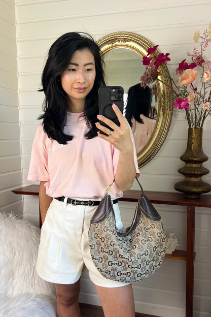 Gucci Vintage Horsebit Shoulder Bag