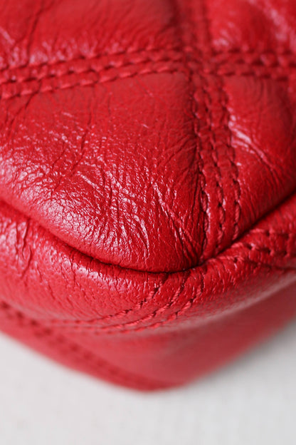 Saint Laurent Logo Mini Crossbody Bag Red